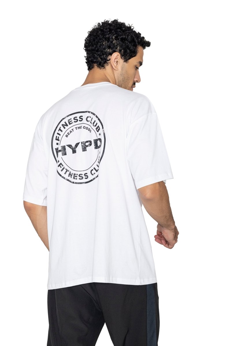 White Infinity Oversized T-Shirt - HYPD Sports