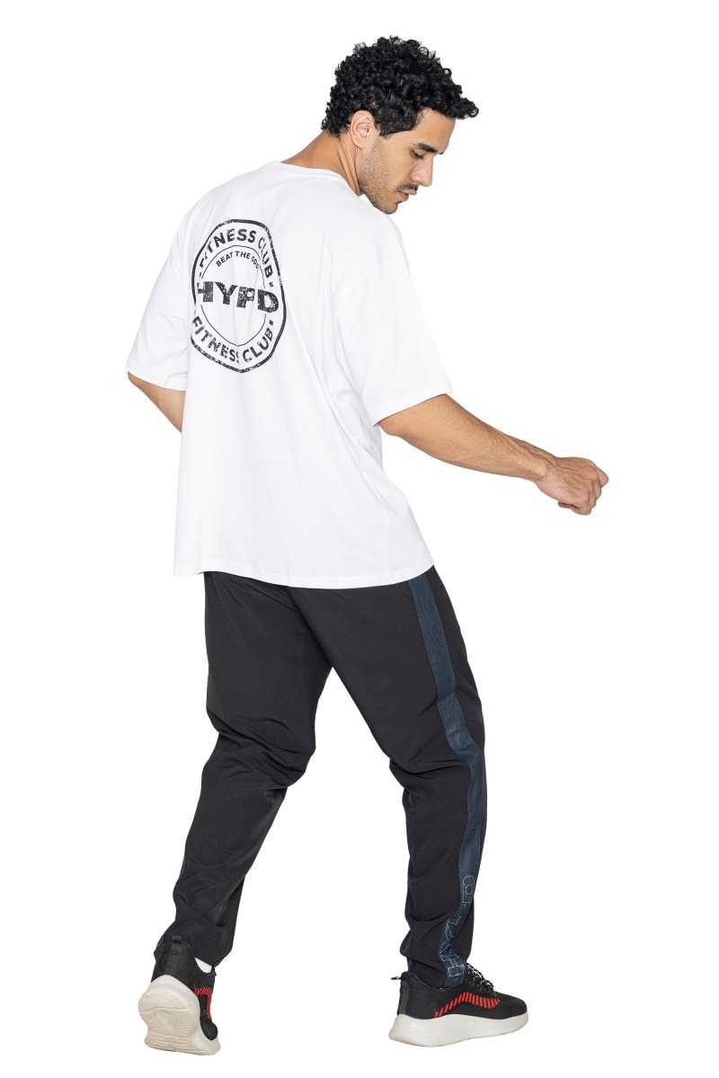 White Infinity Oversized T-Shirt - HYPD Sports