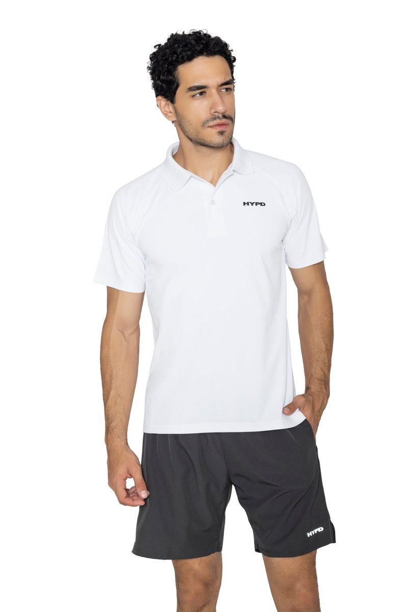 White Legacy Polo T-Shirt - HYPD Sports
