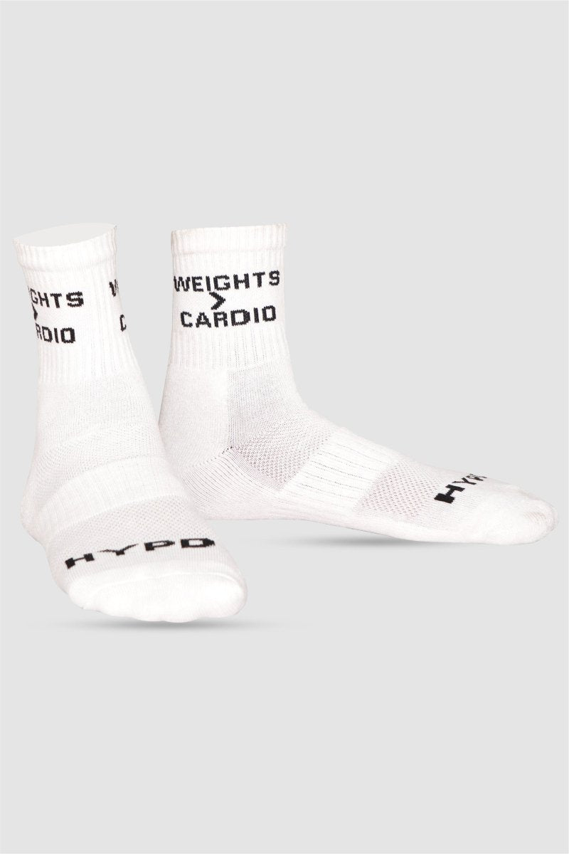 White Pack of 3 Socks - HYPD Sports