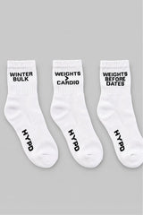 White Pack of 3 Socks