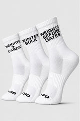 White Pack of 3 Socks