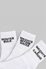 White Pack of 3 Socks