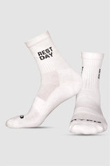 White Pack of 7 Everyday Workout Socks - HYPD Sports