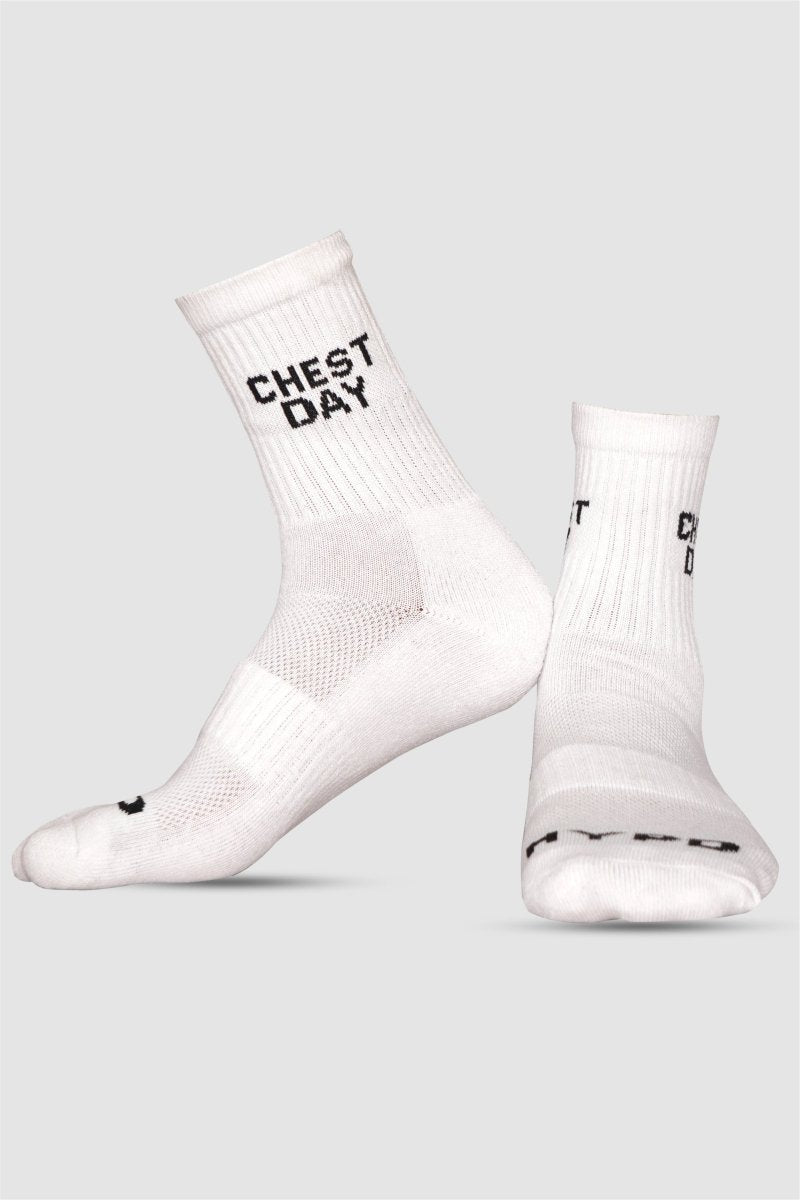 White Pack of 7 Everyday Workout Socks - HYPD Sports
