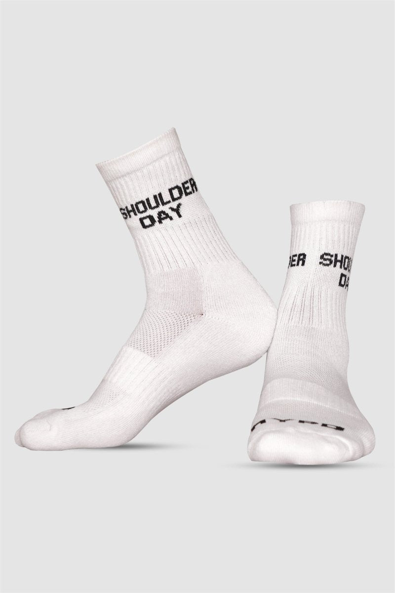 White Pack of 7 Everyday Workout Socks - HYPD Sports