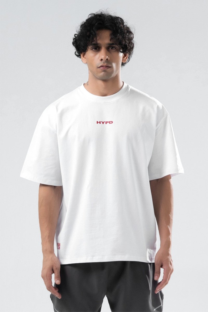 White Run Club Oversized T-Shirt