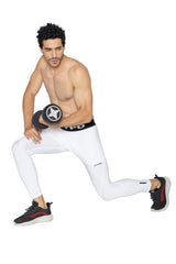 White Stealth Compression Lower - HYPD Sports