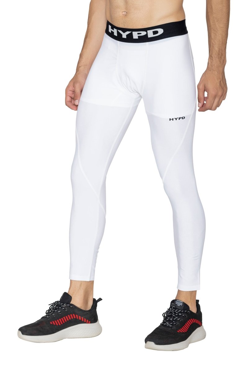 White Stealth Compression Lower - HYPD Sports