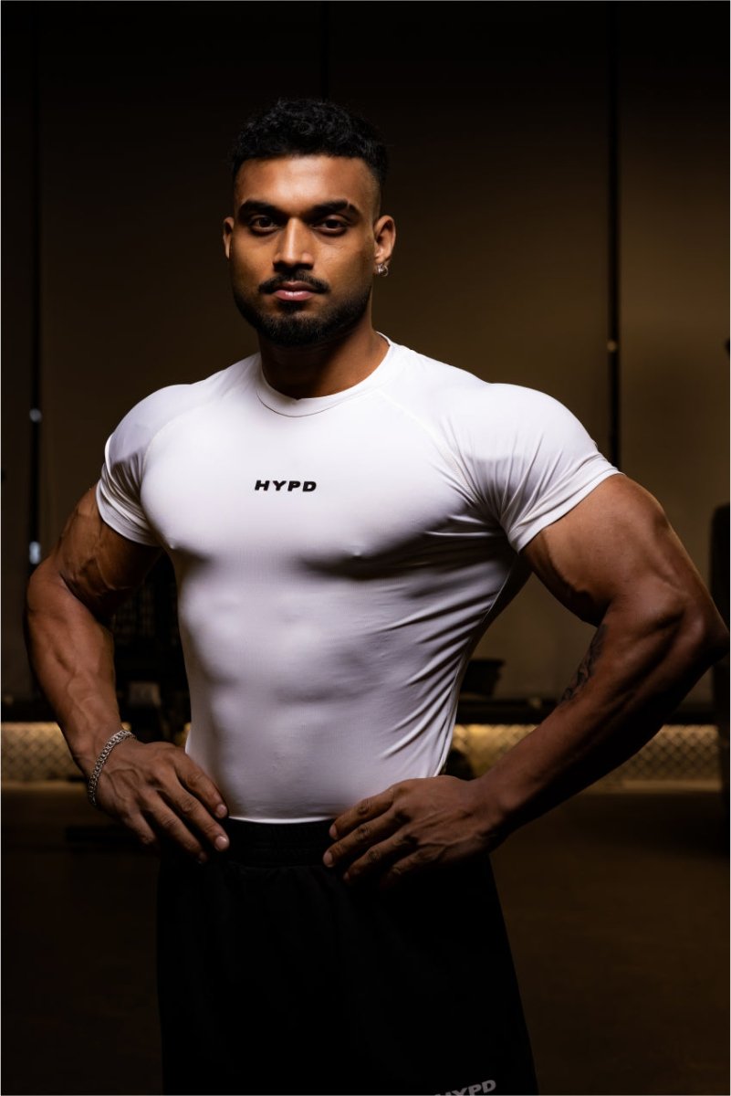 White Stealth Compression T-Shirt