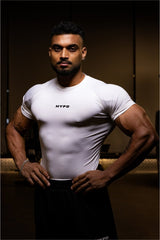 White Stealth Compression T-Shirt