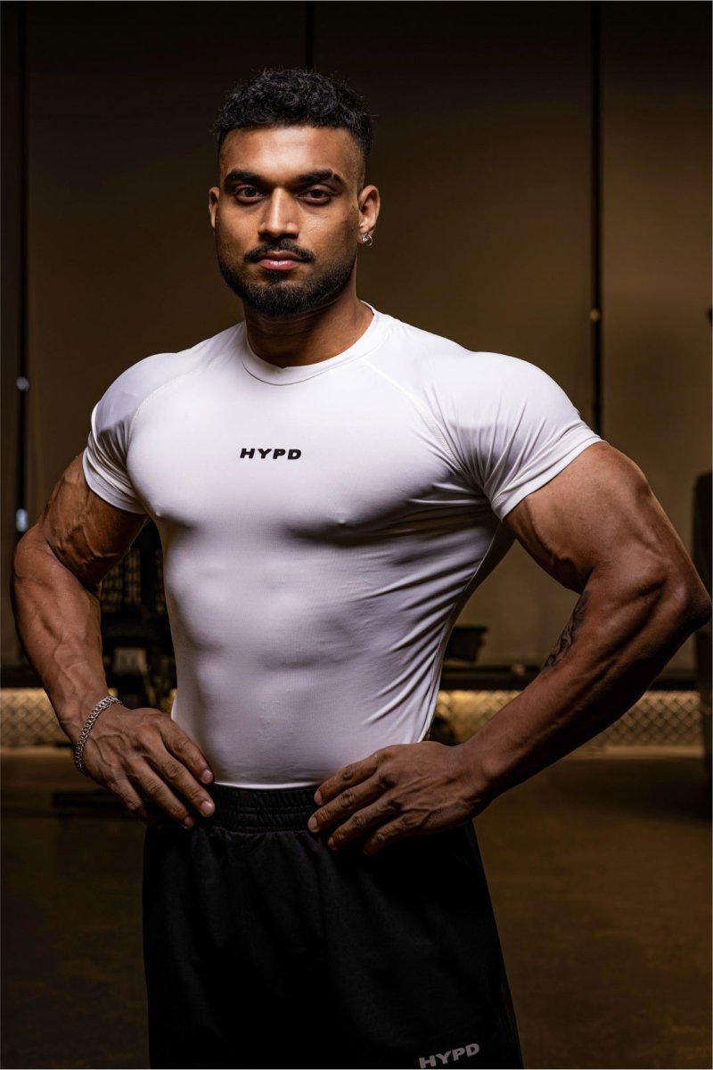 White Stealth Compression T-Shirt