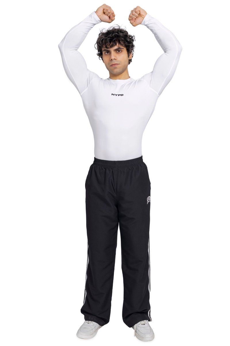 White Stealth Compression T-Shirt Full Sleeves