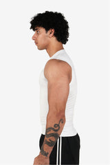 White Stealth Compression Tanktop