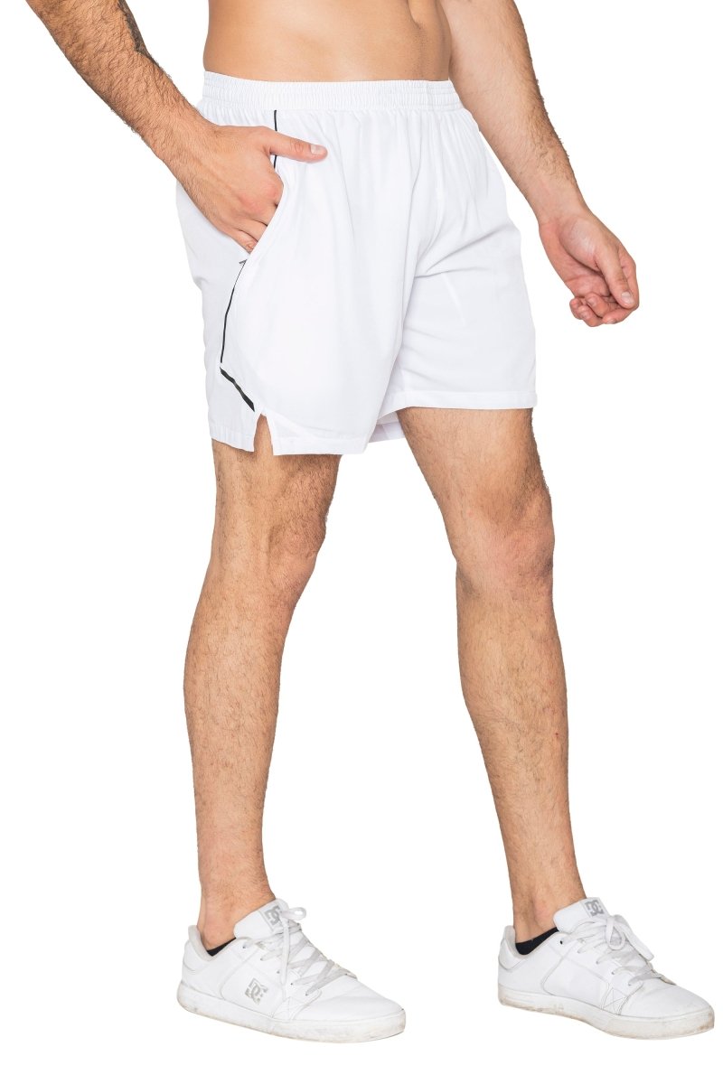 White Stealth Shorts - HYPD Sports