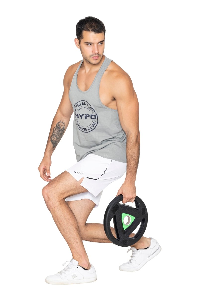 White Stealth Shorts - HYPD Sports