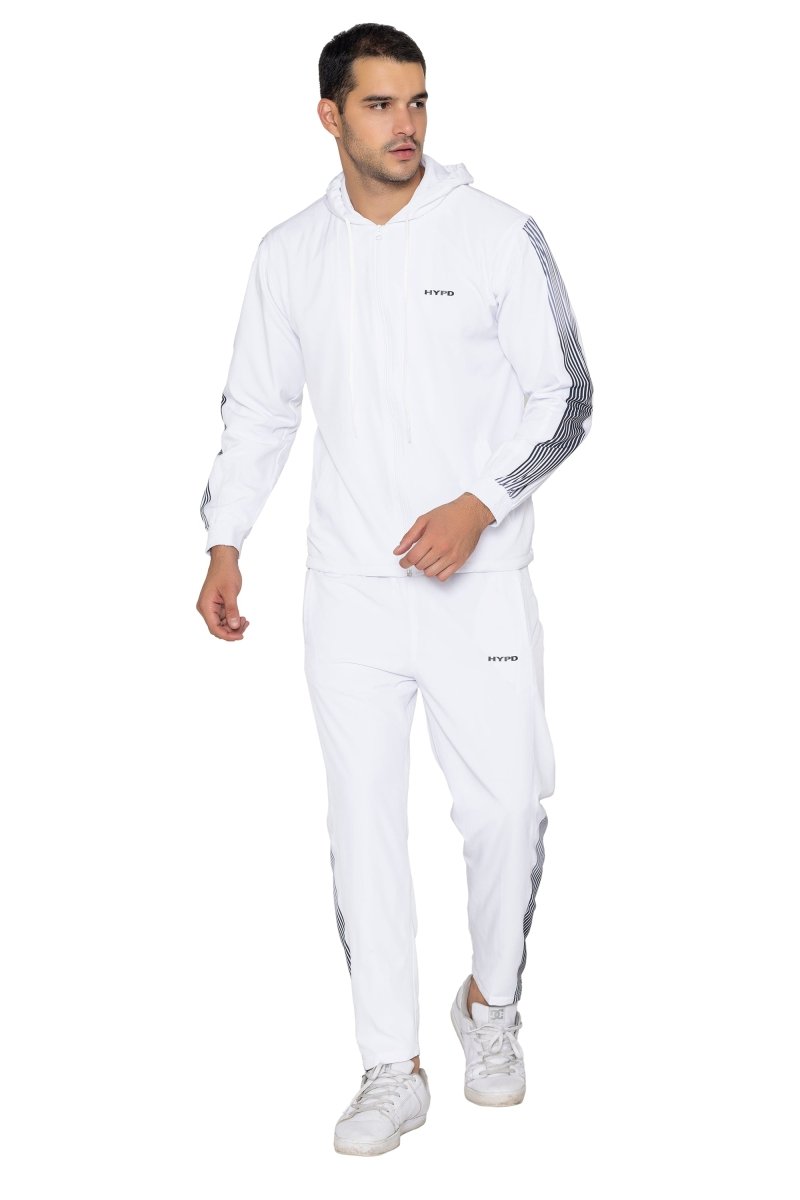 White Wave Tracksuit - HYPD Sports