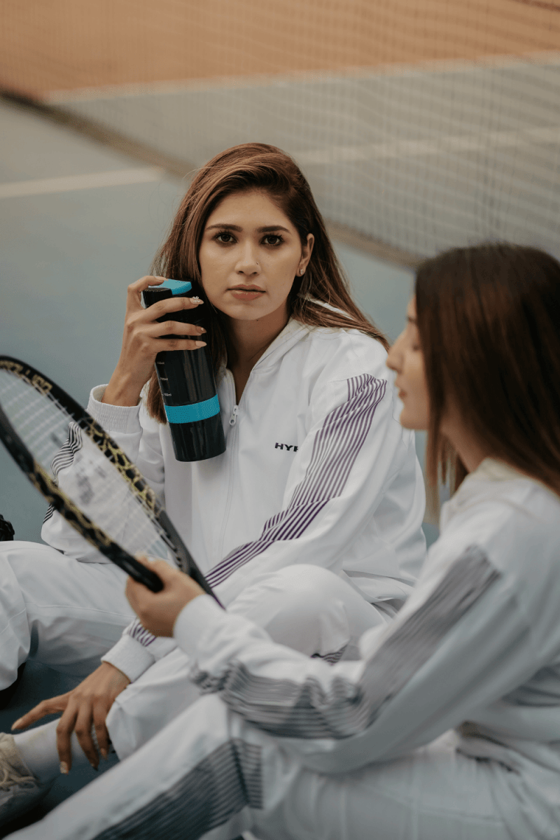 White Wave Tracksuit Women - HYPD Sports