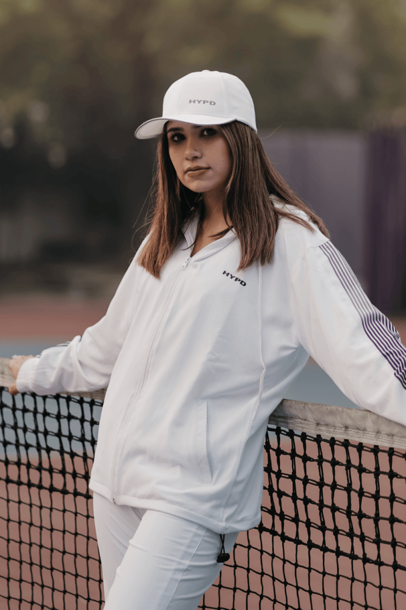 White Wave Tracksuit Women - HYPD Sports