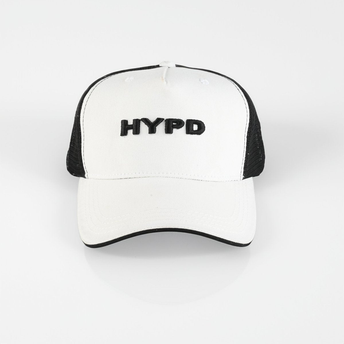 White/Black Trucker Cap - HYPD Sports